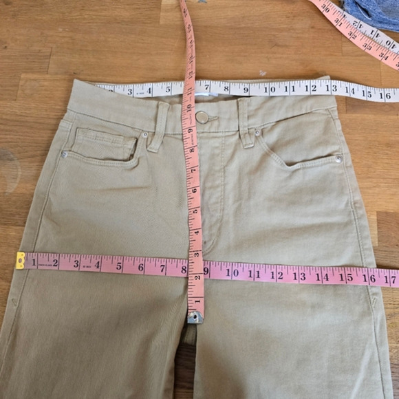 🔴 3/$25 Good American Good Classic Pants Jean GC727T POSTALKHAKI003 4/27 - Picture 9 of 11